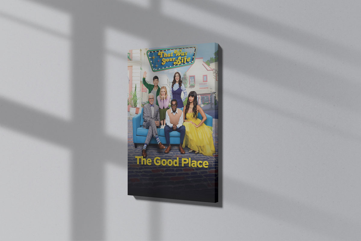 GeekCultcha The Good Place Character Poster Premium Canvas Print
