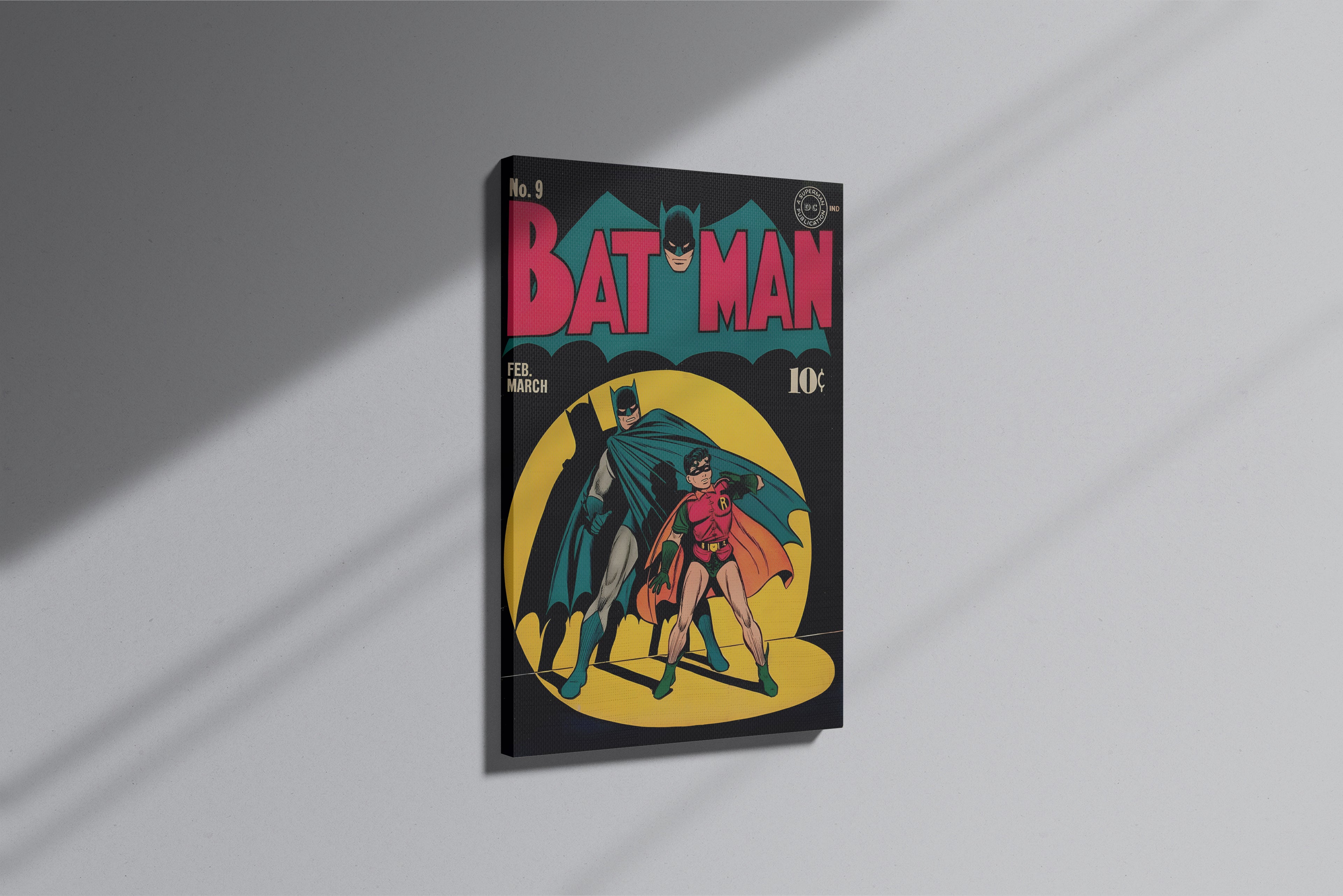 GeekCultcha DC Comics Batman Robin Premium Canvas Print
