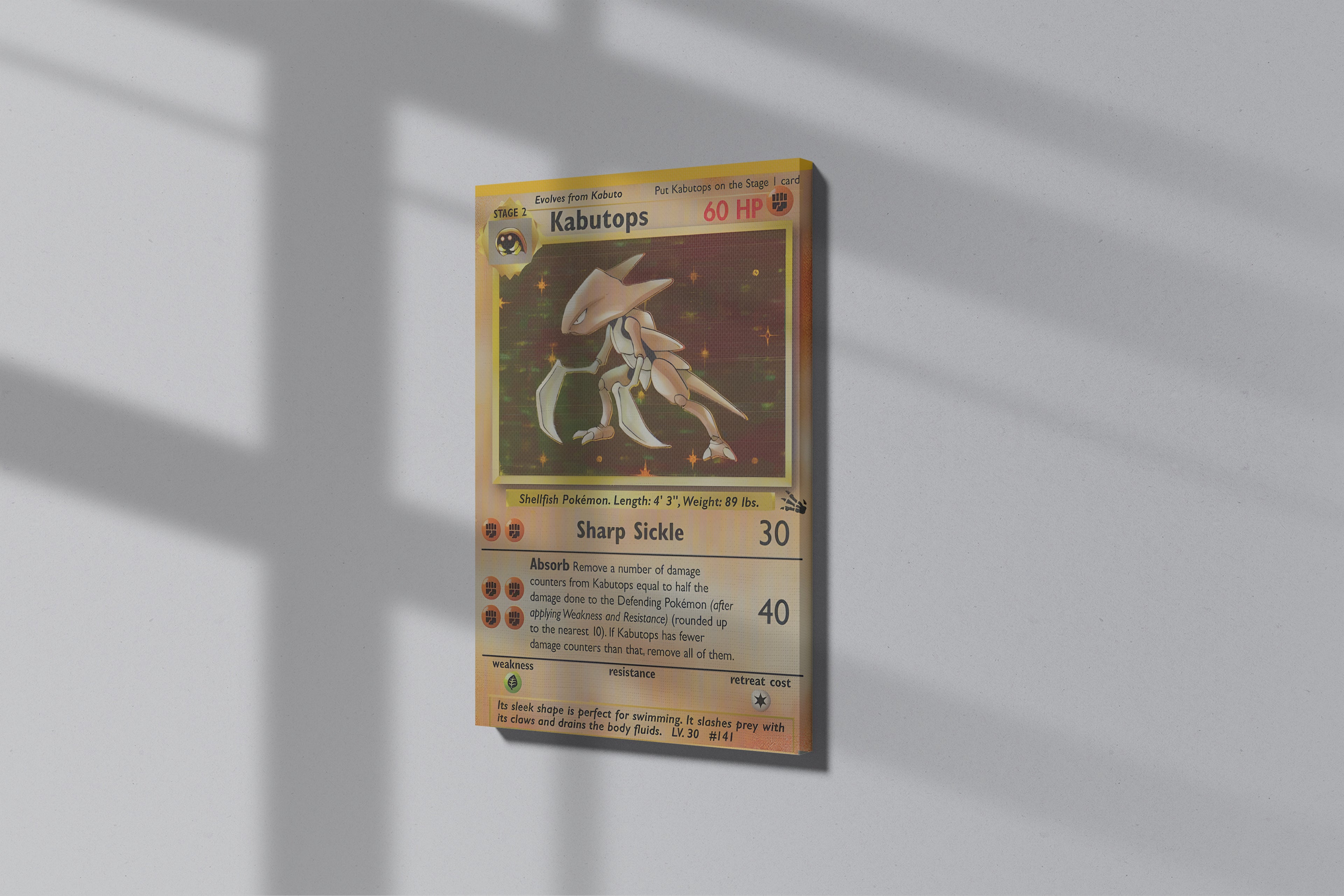 GeekCultcha Pokémon Kabutops Premium Canvas Print