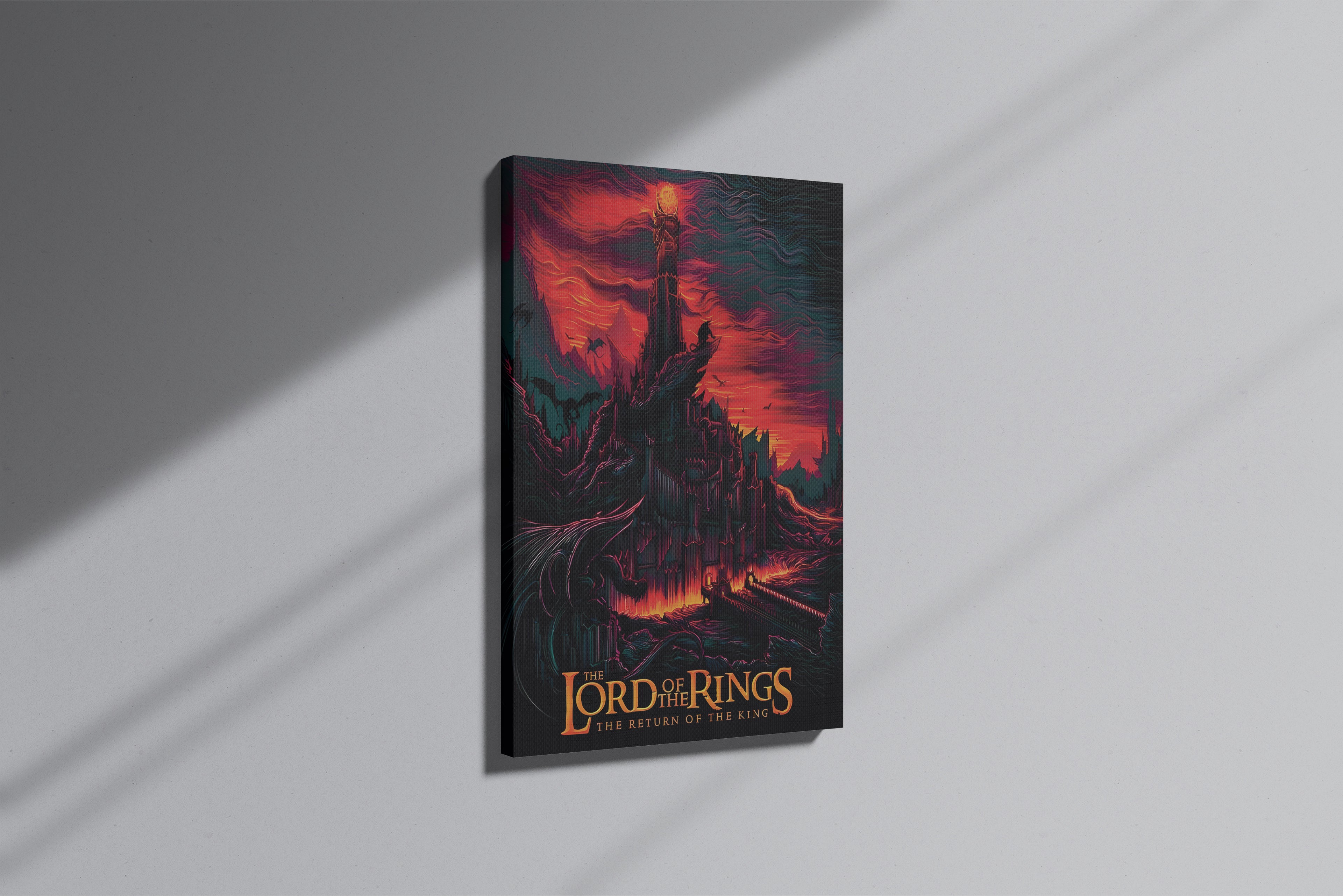 GeekCultcha The Lord of the Rings The Return of the King Premium Canvas Print