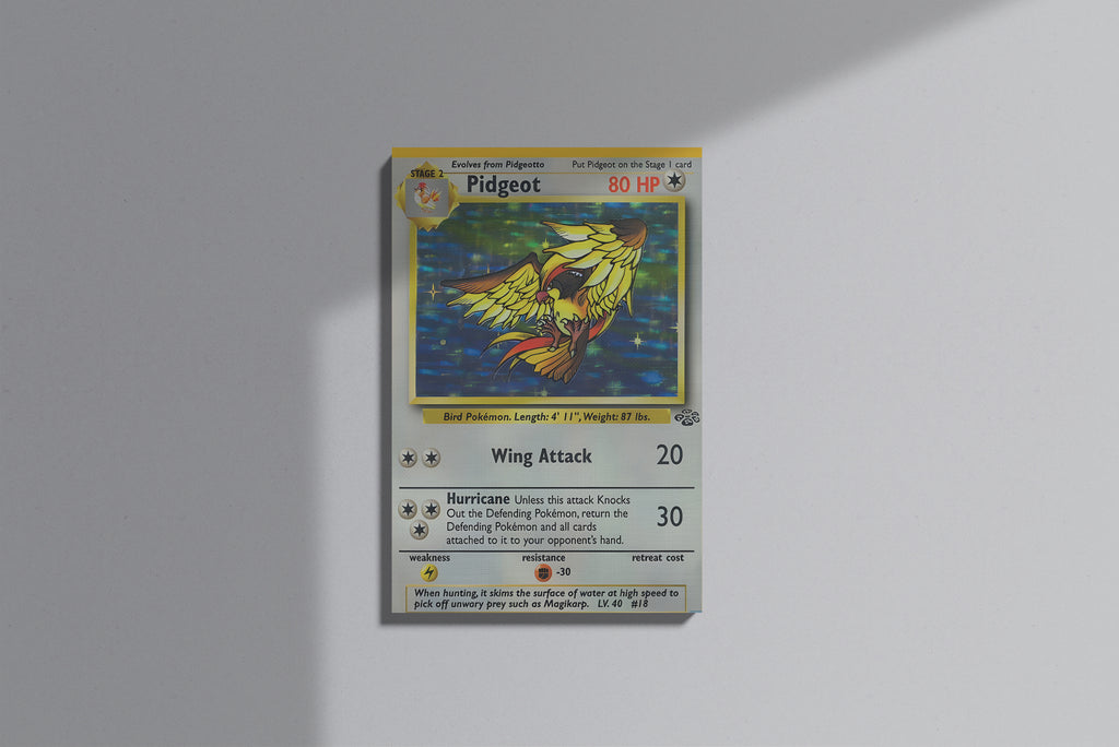 GeekCultcha Pokémon Pidgeot Premium Canvas Print
