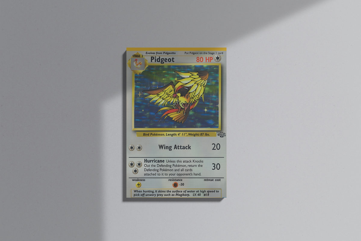 GeekCultcha Pokémon Pidgeot Premium Canvas Print