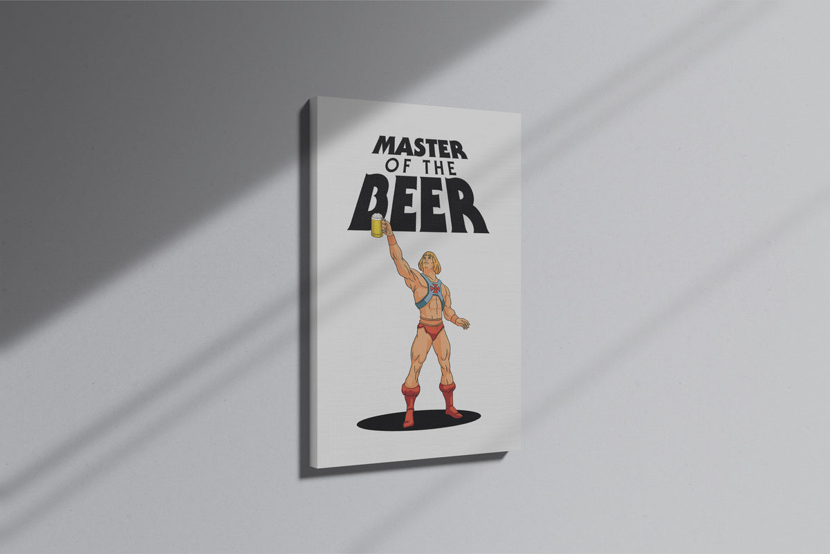 GeekCultcha He-Man Parody Themed Premium Canvas Painting