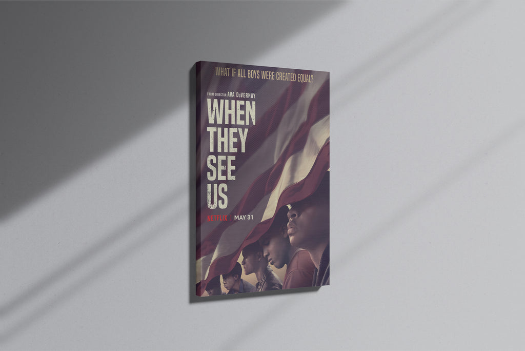 GeekCultcha When They See Us TV Series Themed Premium Canvas Print