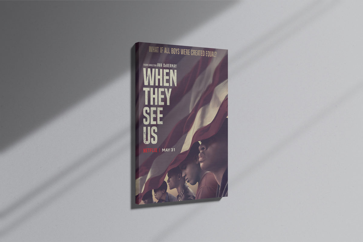 GeekCultcha When They See Us TV Series Themed Premium Canvas Print