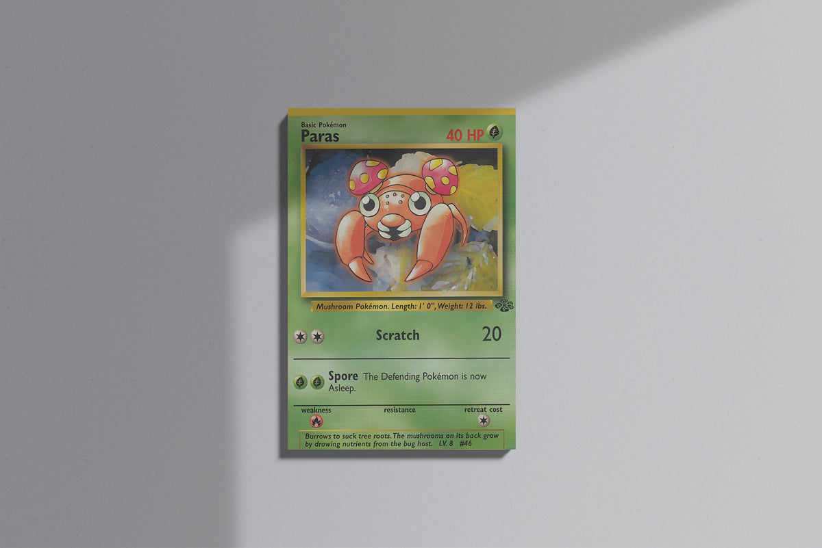 GeekCultcha Pokémon Paras Premium Canvas Print