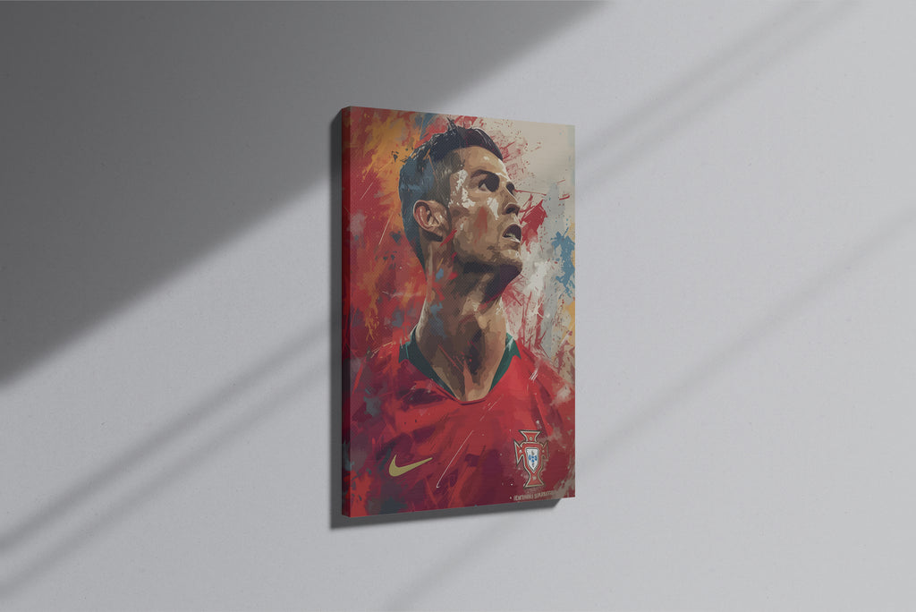 GeekCultcha Portugal Football Themed Canvas Painting