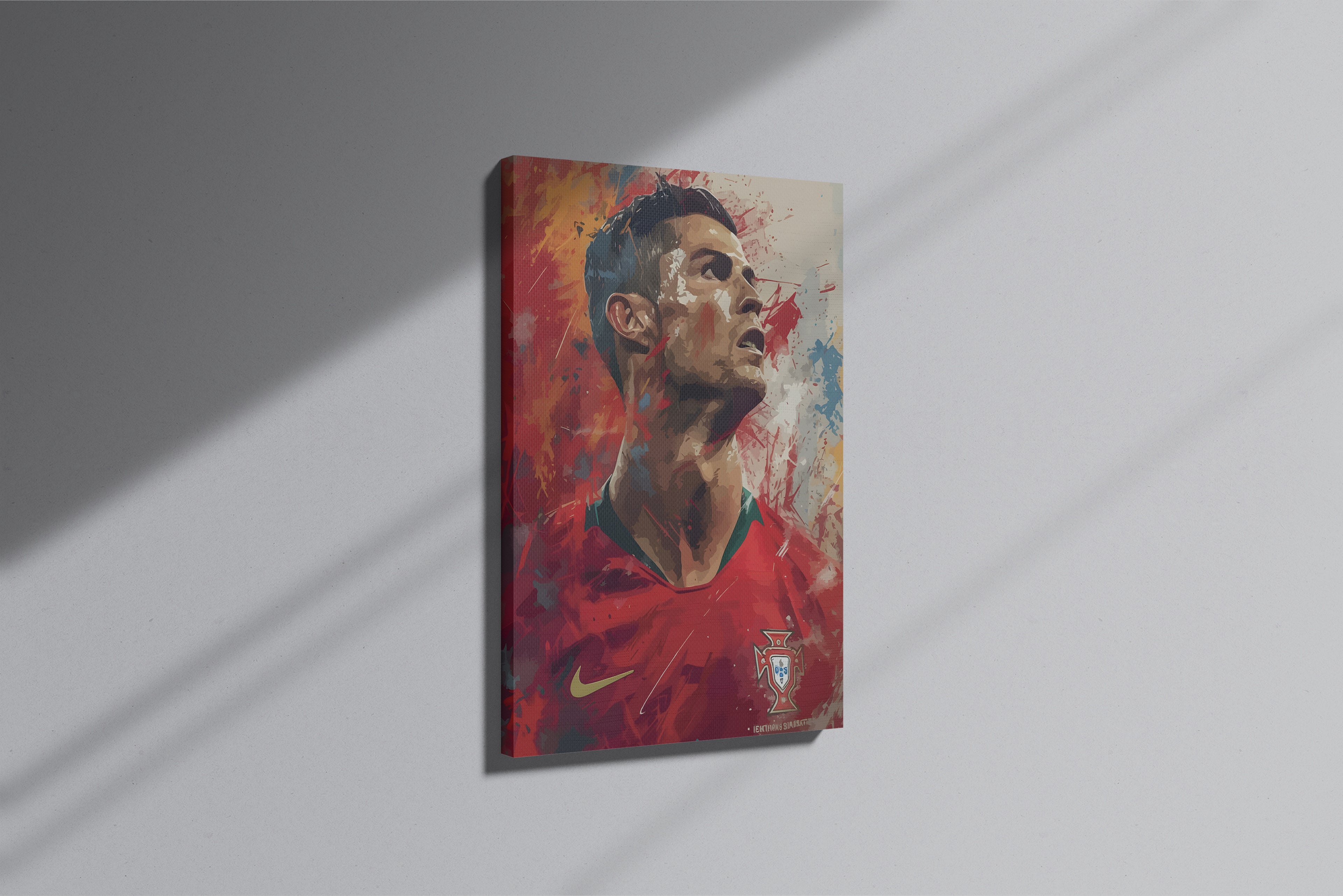 GeekCultcha Portugal Football Themed Canvas Painting