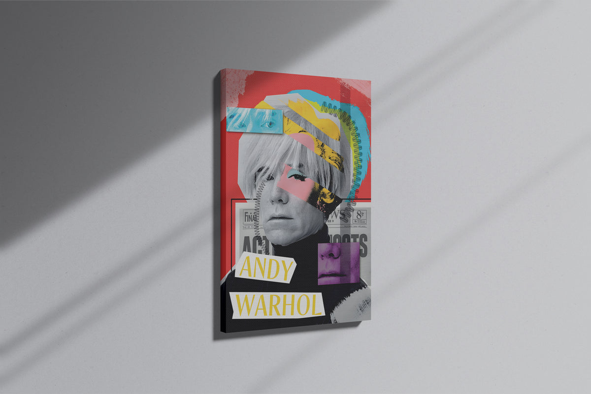 GeekCultcha Andy Warhol Themed Premium Canvas Print
