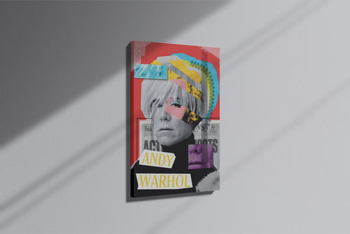 GeekCultcha Andy Warhol Themed Premium Canvas Print