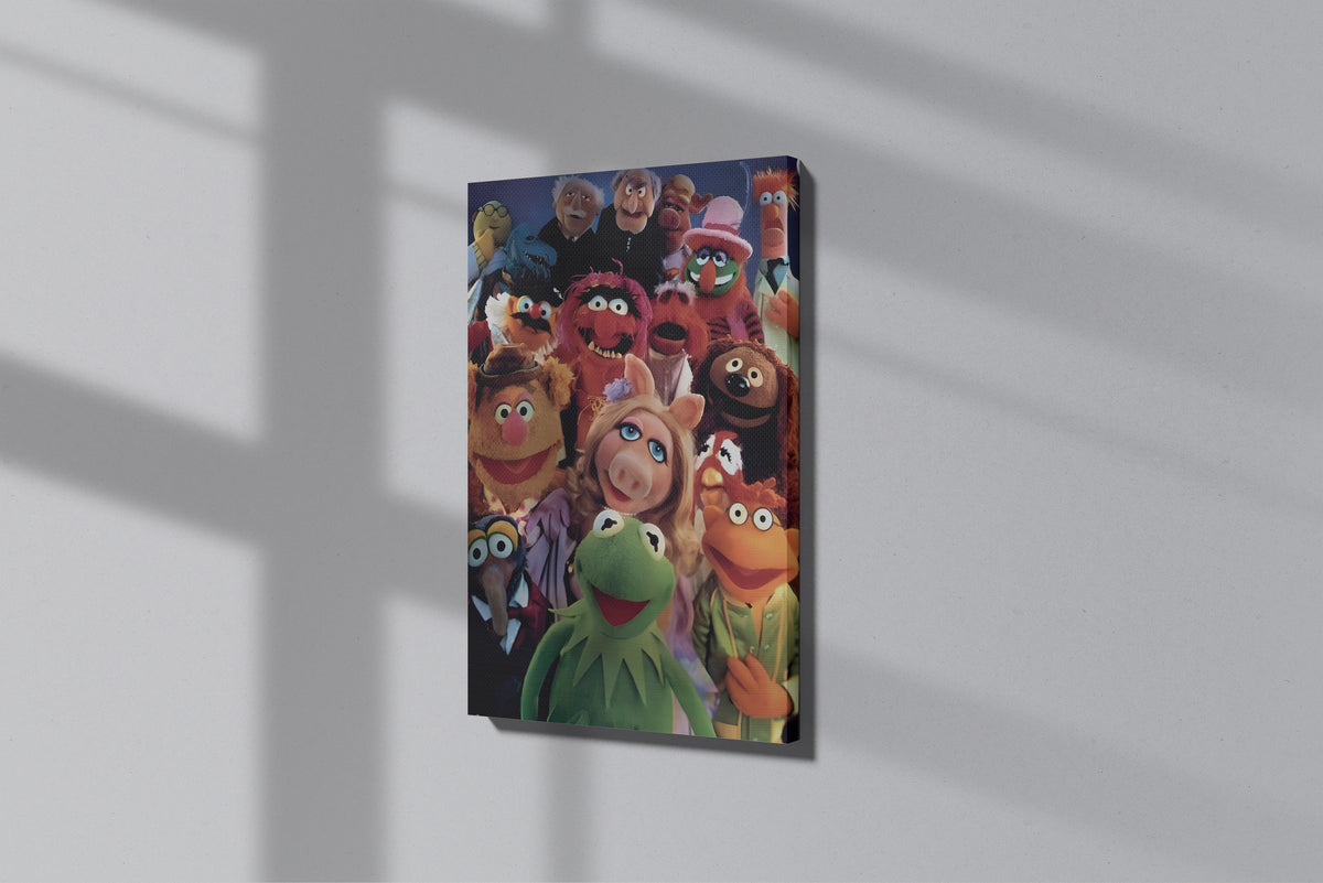 GeekCultcha The Muppets Character Themed Premium Canvas Print