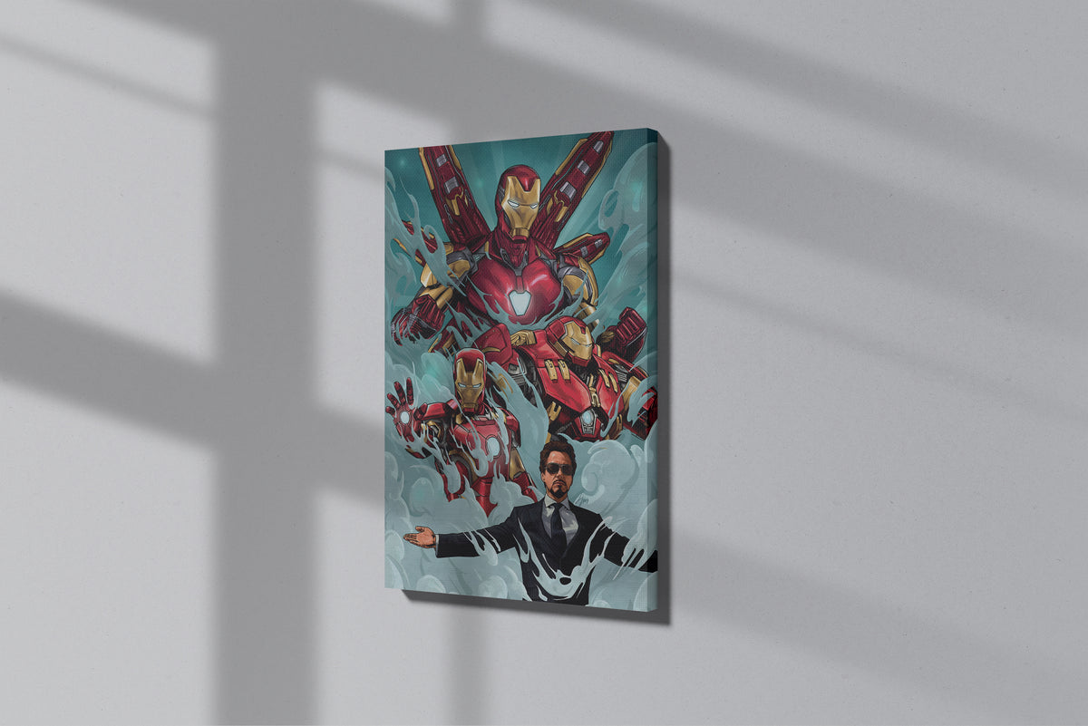 GeekCultcha Marvel Iron Man Premium Canvas Print