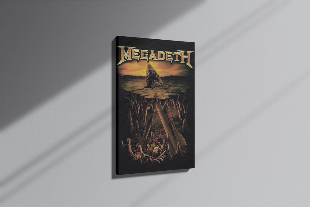 GeekCultcha Megadeth Dystopia Premium Canvas Print