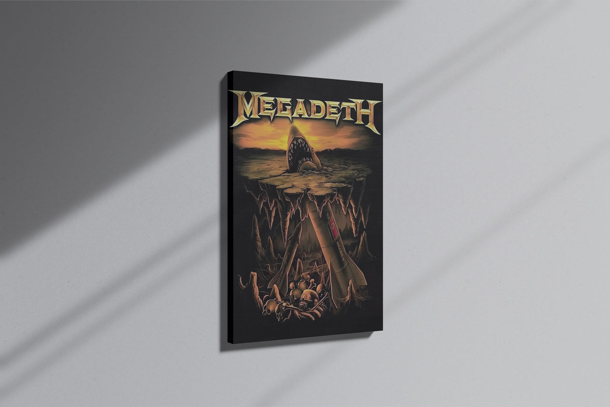GeekCultcha Megadeth Dystopia Premium Canvas Print