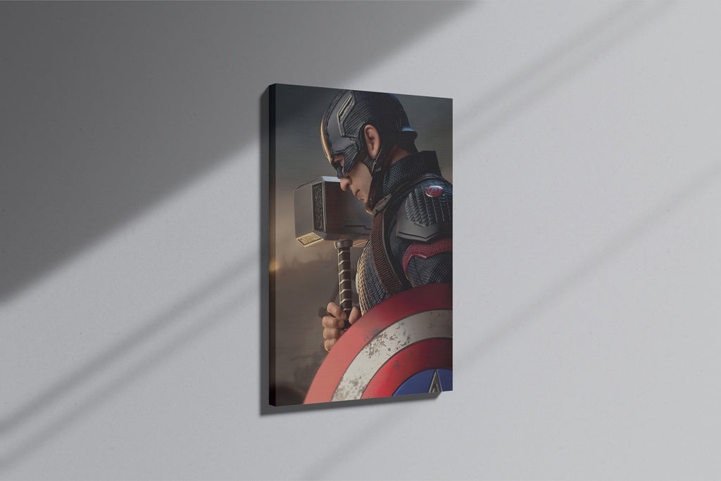 GeekCultcha Marvel Captain America Premium Canvas Print