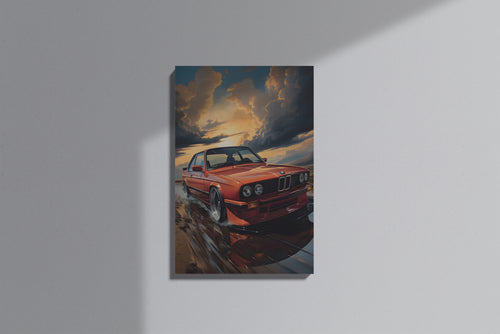 GeekCultcha BMW E30 Premium Canvas Print