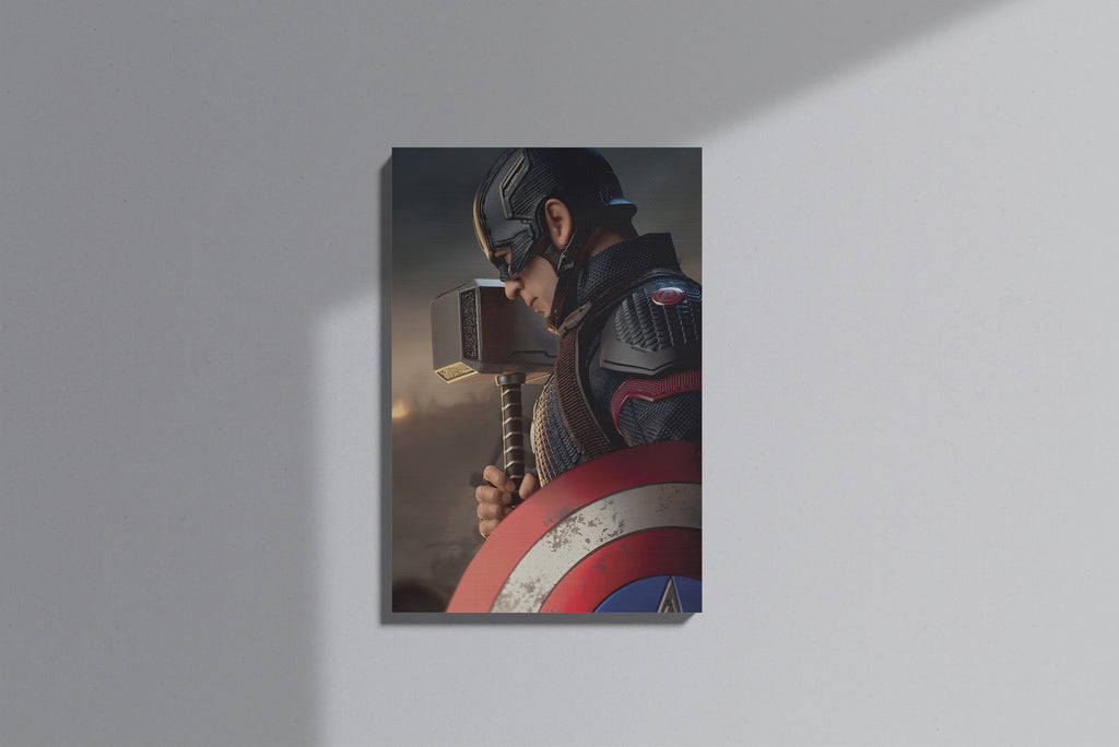 GeekCultcha Marvel Captain America Premium Canvas Print