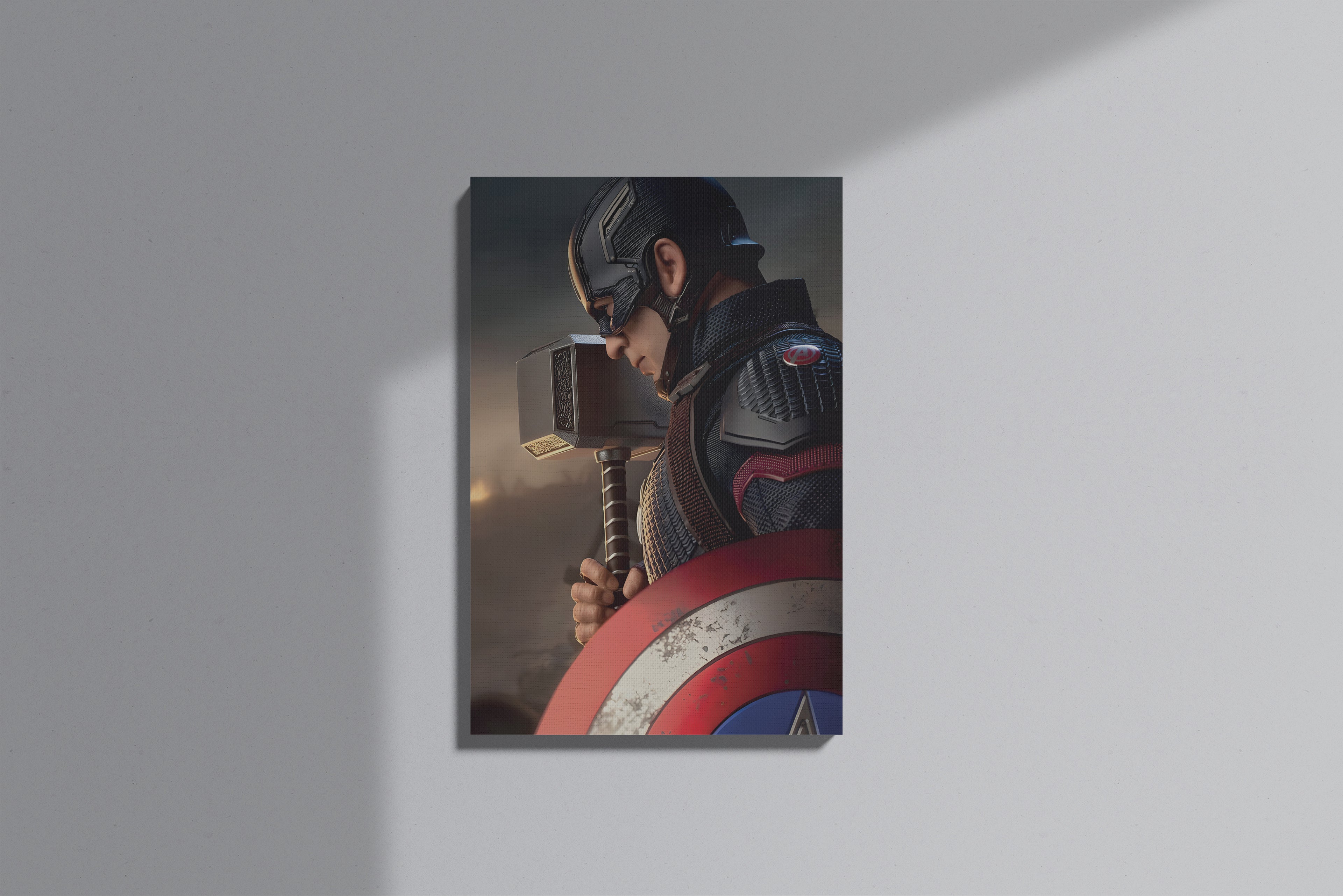 GeekCultcha Marvel Captain America Premium Canvas Print