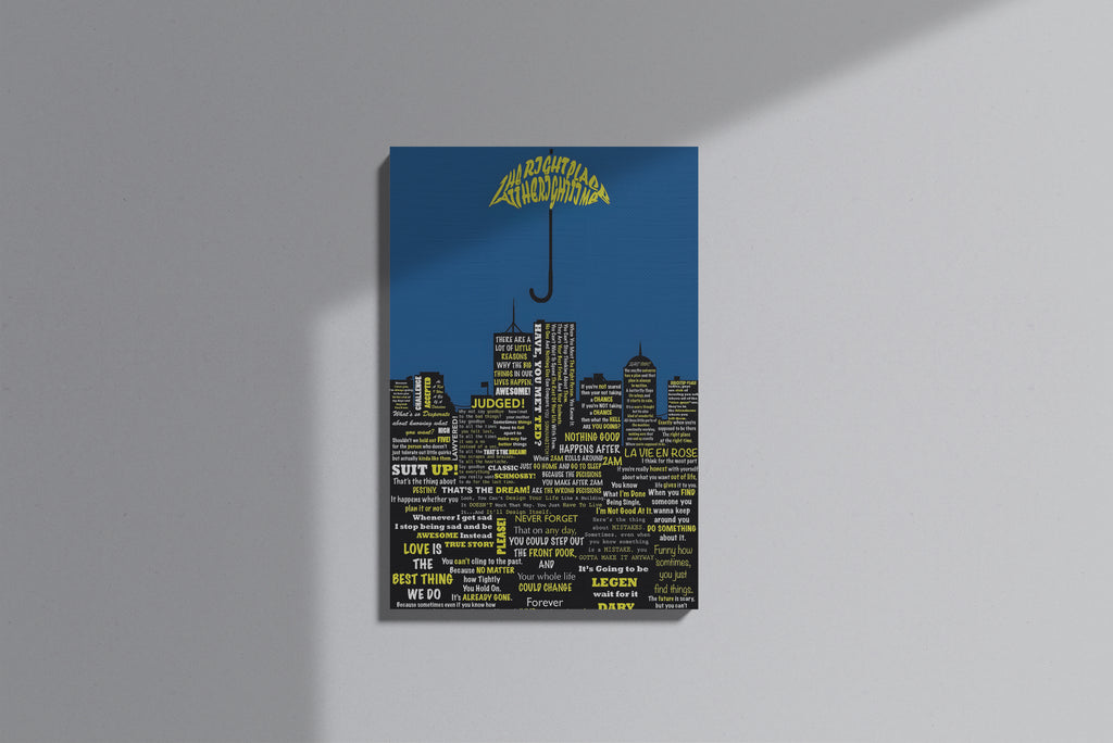 GeekCultcha How I Met Your Mother Themed Premium Canvas Print
