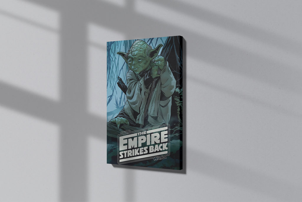 GeekCultcha Star Wars Yoda The Empire Strikes Back Premium Canvas Print