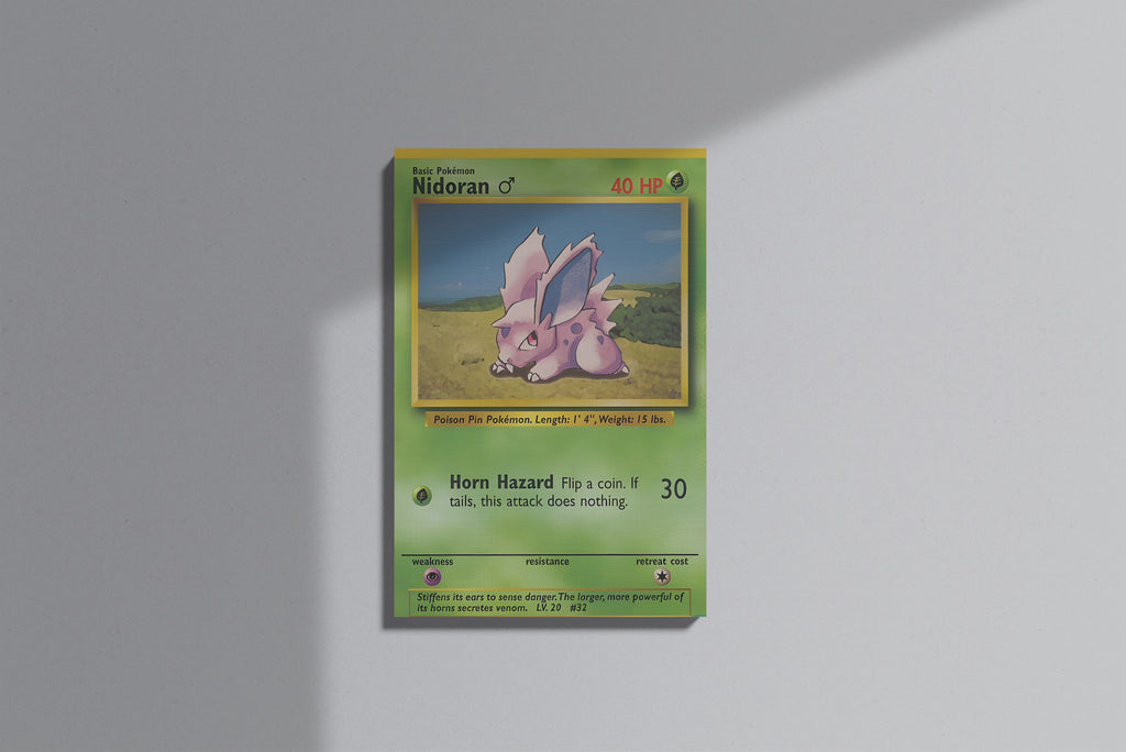 GeekCultcha Pokémon Nidoran Premium Canvas Print