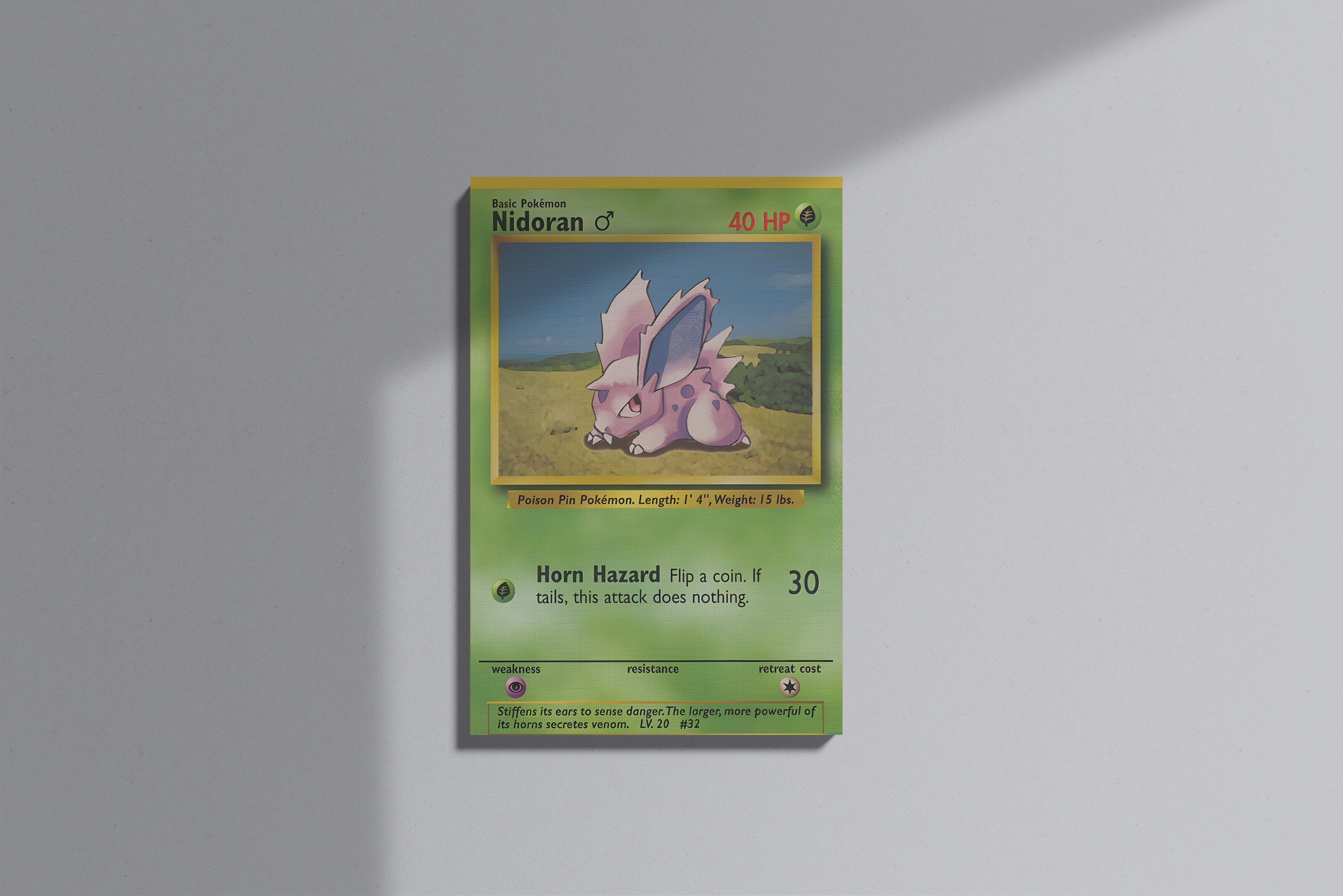 GeekCultcha Pokémon Nidoran Premium Canvas Print
