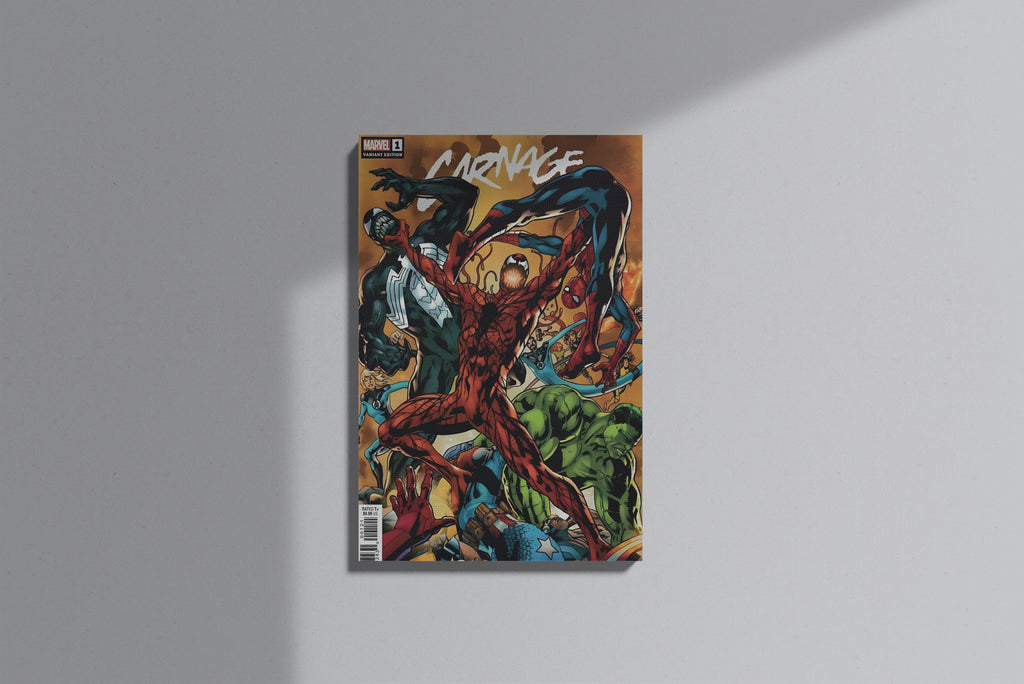 GeekCultcha Marvel Carnage Themed Premium Canvas Painting