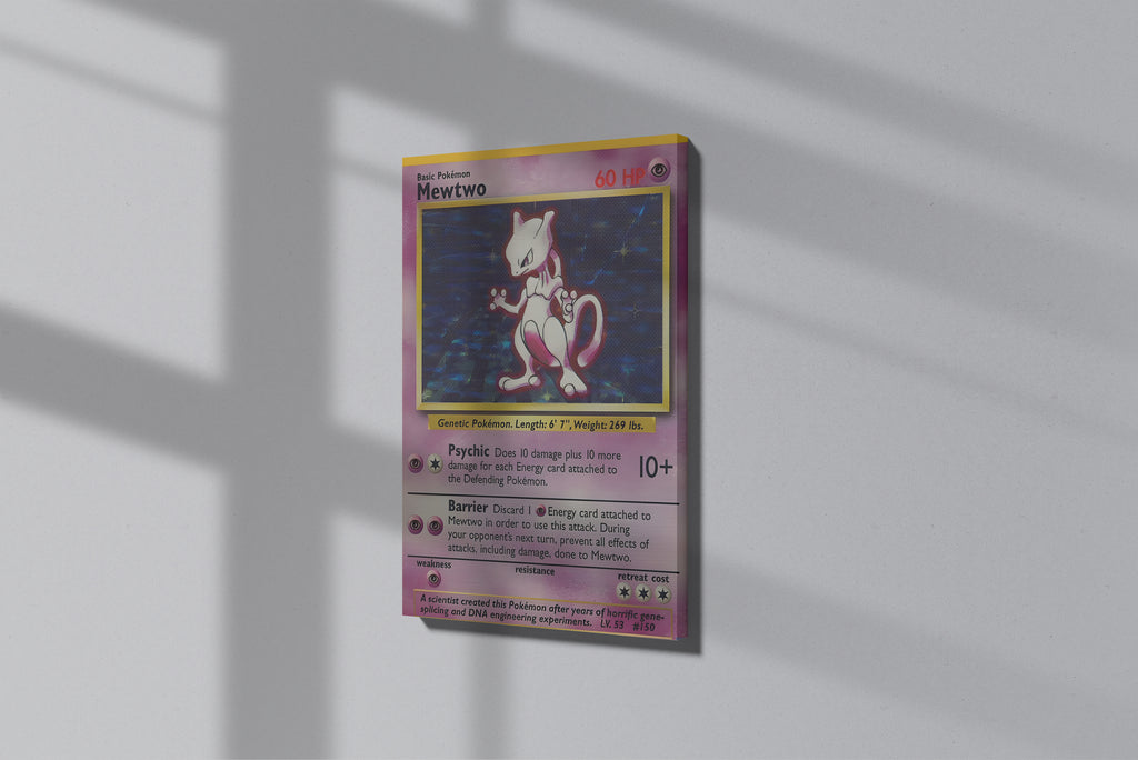 GeekCultcha Pokémon Mewtwo Premium Canvas Print