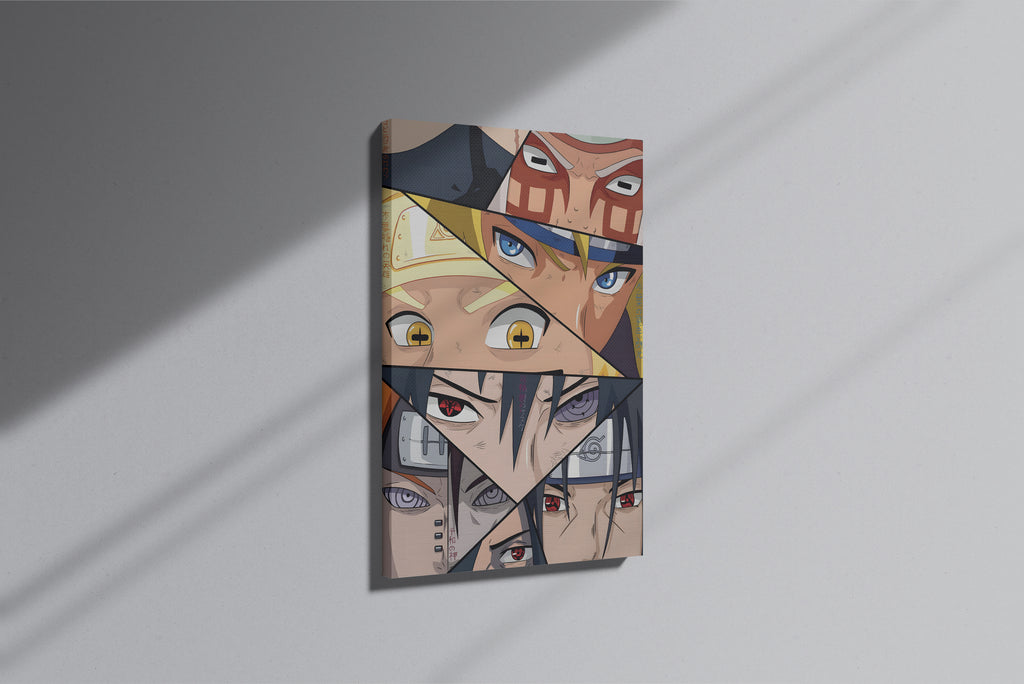 GeekCultcha Naruto Characters Premium Canvas Painting