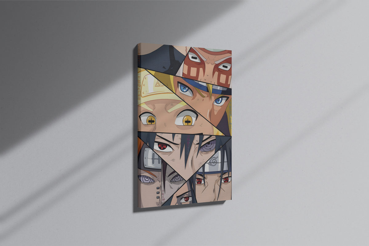 GeekCultcha Naruto Characters Premium Canvas Painting