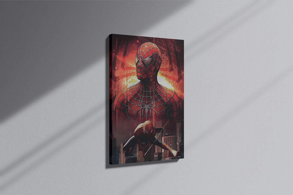 GeekCultcha Marvel Spider-Man Premium Canvas Painting Stylish Design