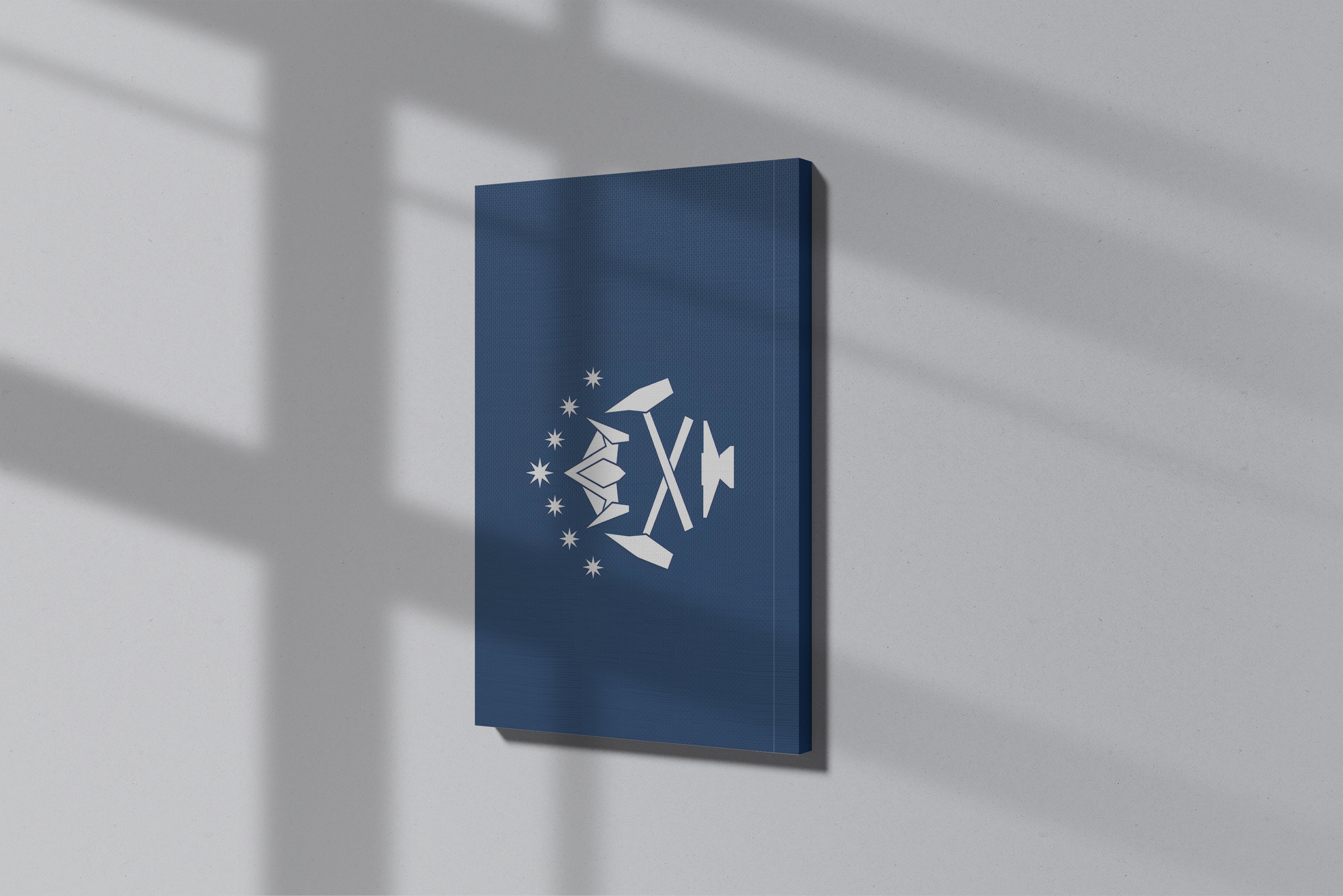 GeekCultcha Premium Canvas Painting with International Space Station Theme