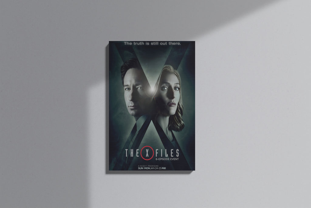 GeekCultcha The X-Files Series Premium Canvas Print