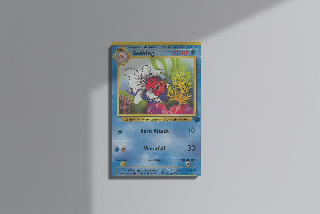 GeekCultcha Pokémon Seaking Premium Canvas Print