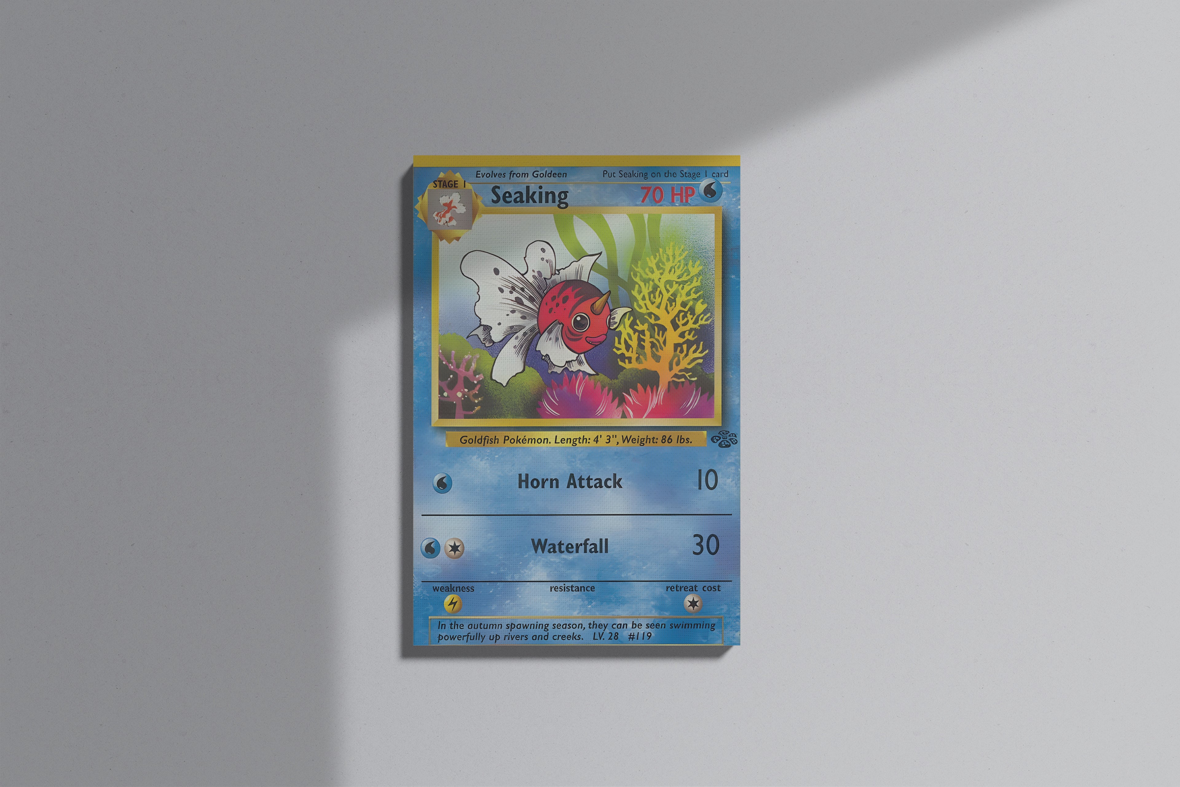 GeekCultcha Pokémon Seaking Premium Canvas Print