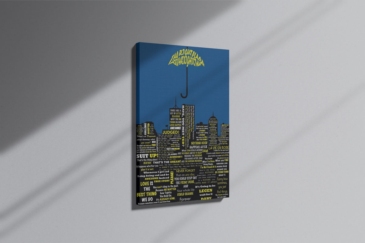 GeekCultcha How I Met Your Mother Themed Premium Canvas Print