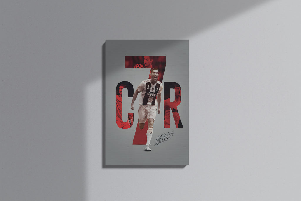 GeekCultcha Cristiano Ronaldo Juventus Premium Canvas Print