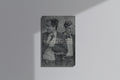 GeekCultcha True Detective Canvas Painting Black and White
