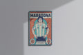 GeekCultcha Diego Maradona Football Legend Premium Canvas Painting