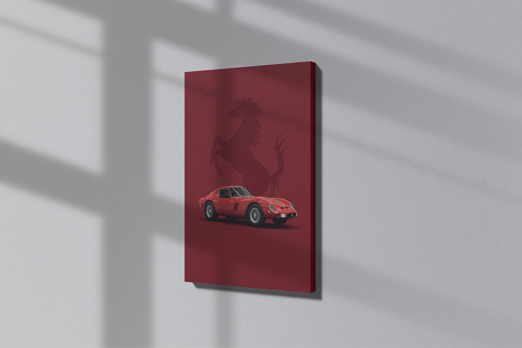 GeekCultcha Ferrari 250 GTO Premium Canvas Print