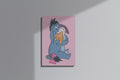 GeekCultcha Disney Eeyore Plush Bear Premium Canvas Painting
