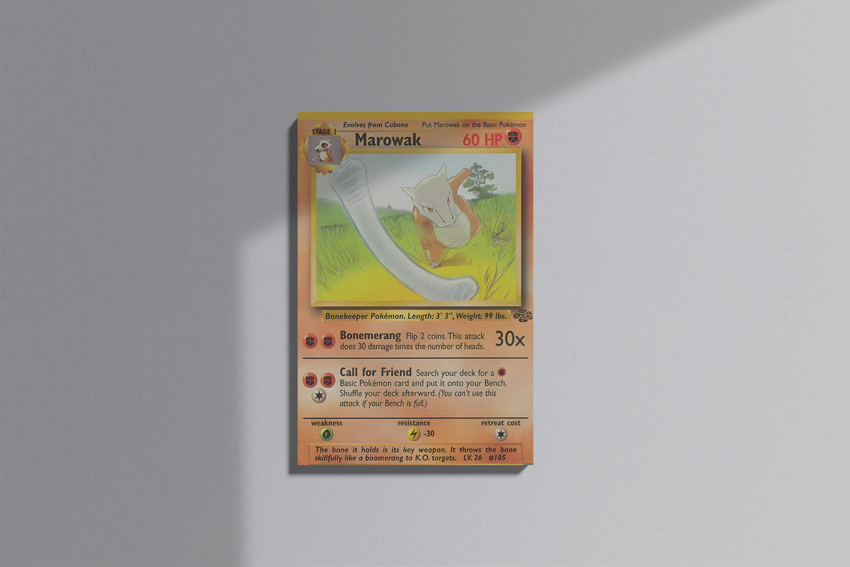 GeekCultcha Pokémon Marowak Premium Canvas Print