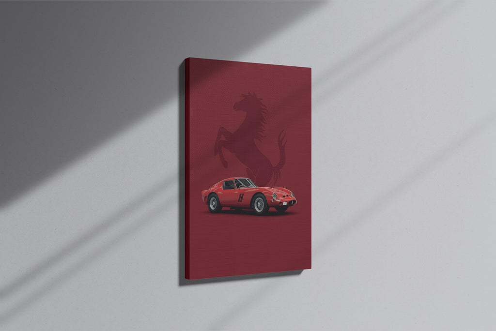 GeekCultcha Ferrari 250 GTO Premium Canvas Print