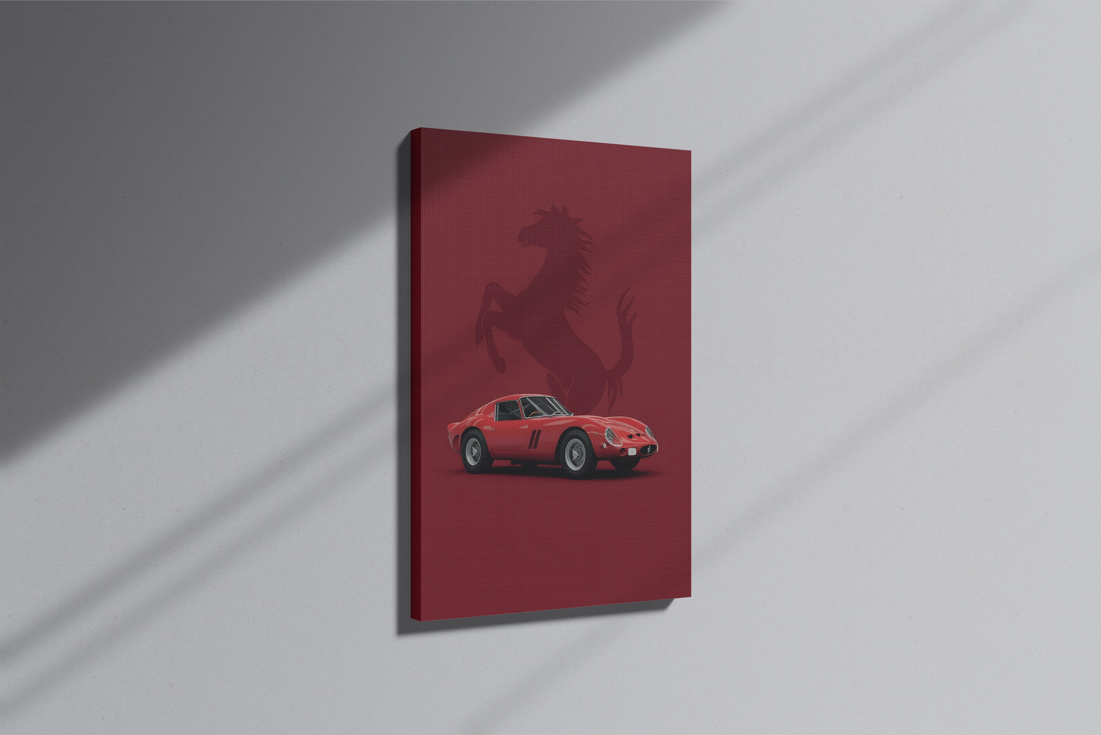 GeekCultcha Ferrari 250 GTO Premium Canvas Print