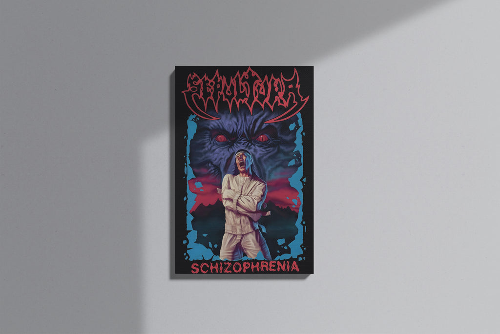 GeekCultcha Sepultura Schizophrenia Premium Canvas Print