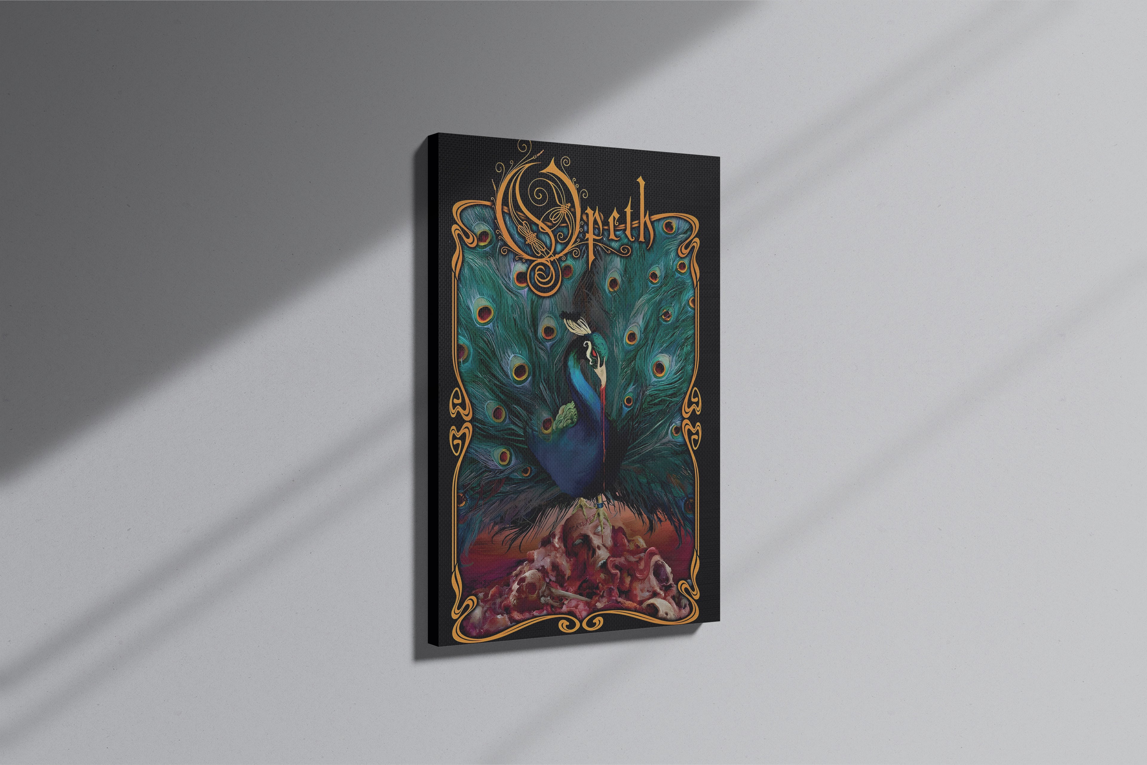 GeekCultcha Opeth Peacock Art Canvas Painting