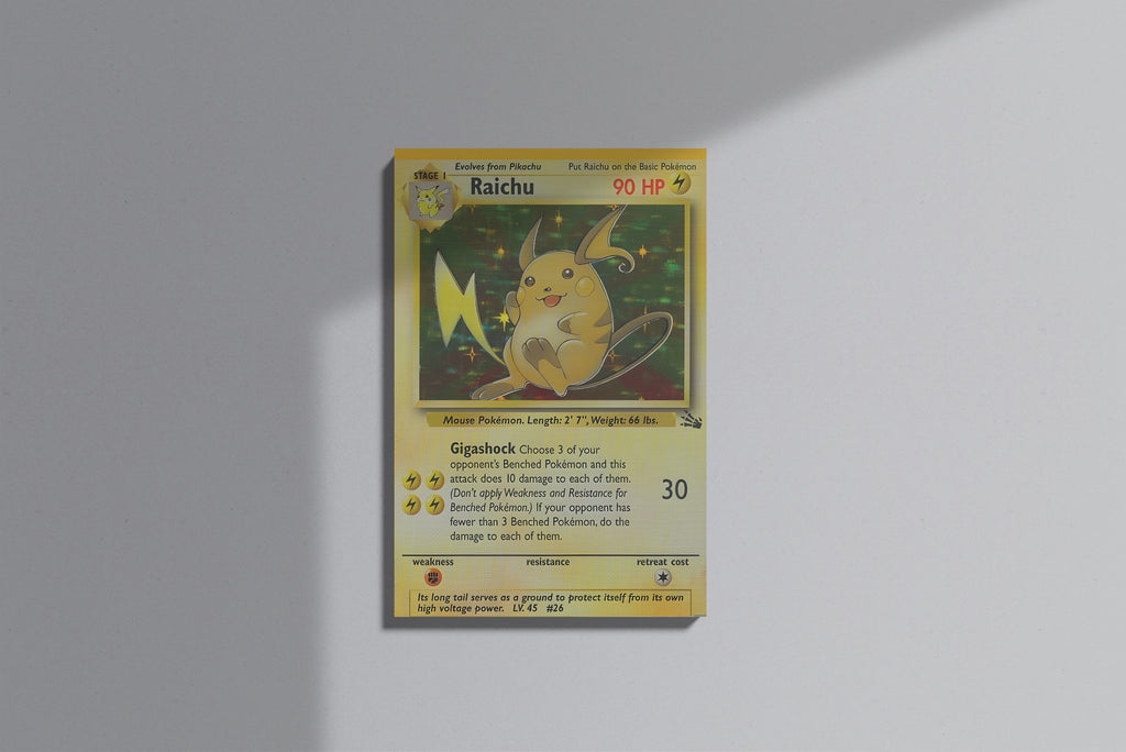GeekCultcha Pokémon Raichu Premium Canvas Print