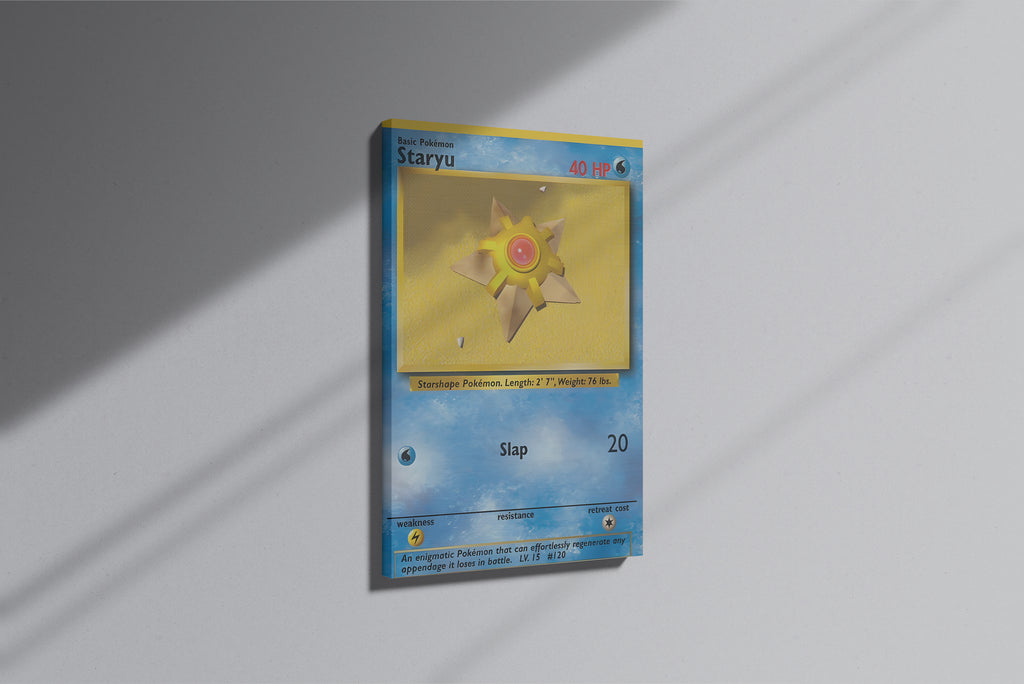 GeekCultcha Pokémon Staryu Premium Canvas Print
