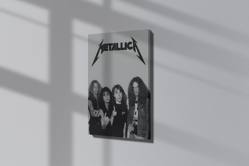 GeekCultcha Metallica Classic Band Premium Canvas Print
