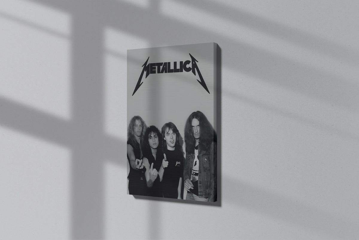 GeekCultcha Metallica Classic Band Premium Canvas Print
